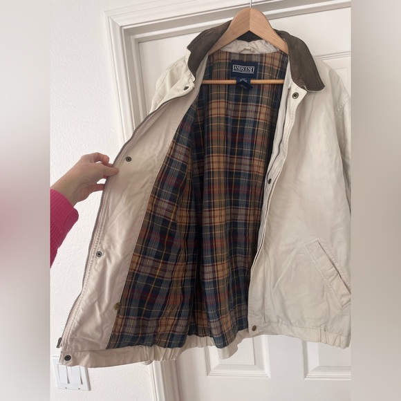 Vintage Lands End Men’s barn work coat jacket size large tall - Picture 5 of 8